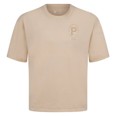 Pittsburgh Pirates Levelwear Register Oversized Luxe Signature Knit T-Shirt - Khaki