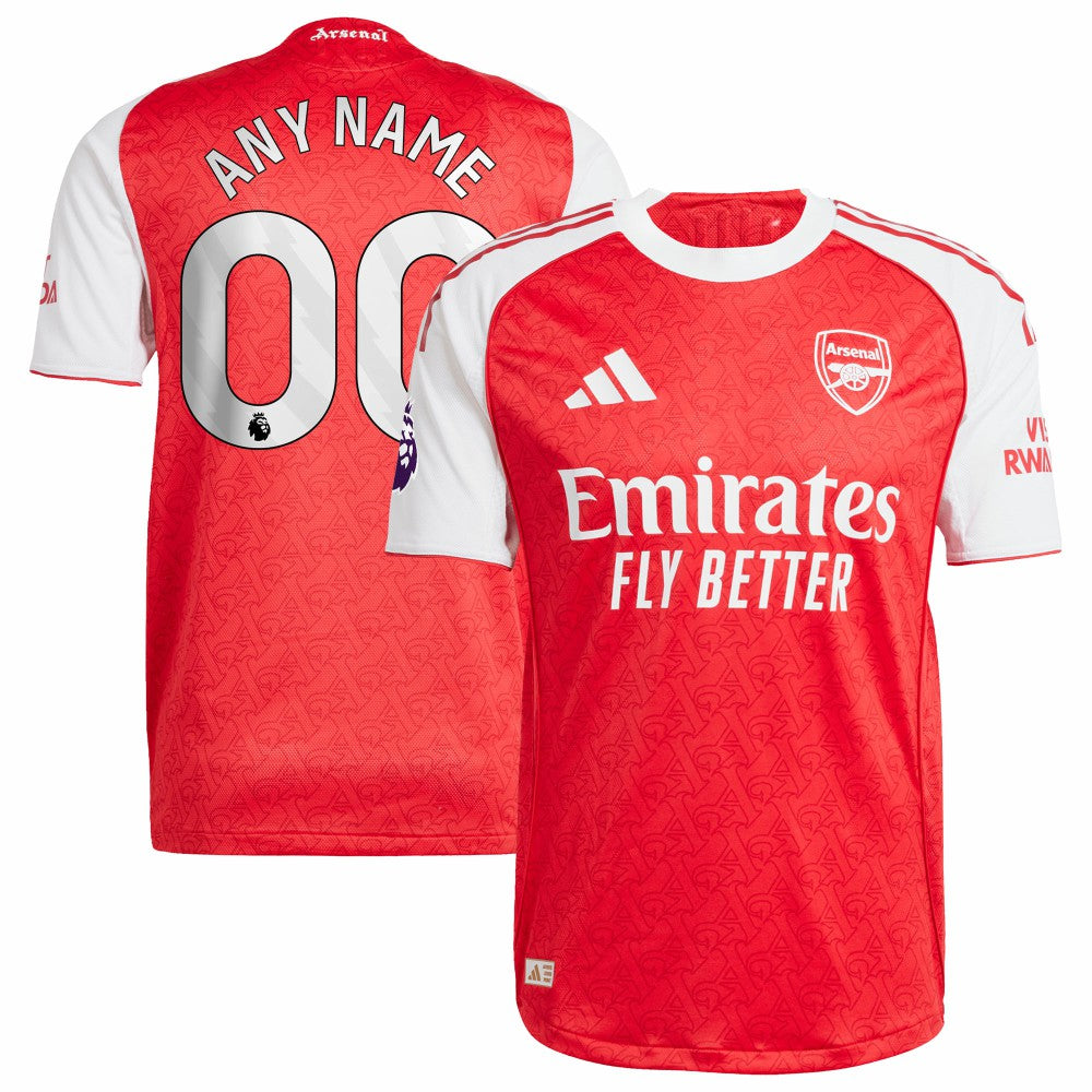 Arsenal 2025/26 Home Custom Jersey / Soccer Outlet
