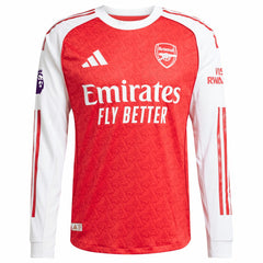 Arsenal 2025/26 Home Long Sleeve Custom Jersey / Soccer Hot sale