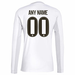 Real Madrid 2025/26 Home Replica Long Sleeve Custom Jersey / Soccer Discount