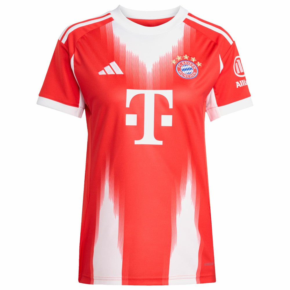 Bayern Munich Women's 2025/26 Home Replica Custom Jersey / Soccer New