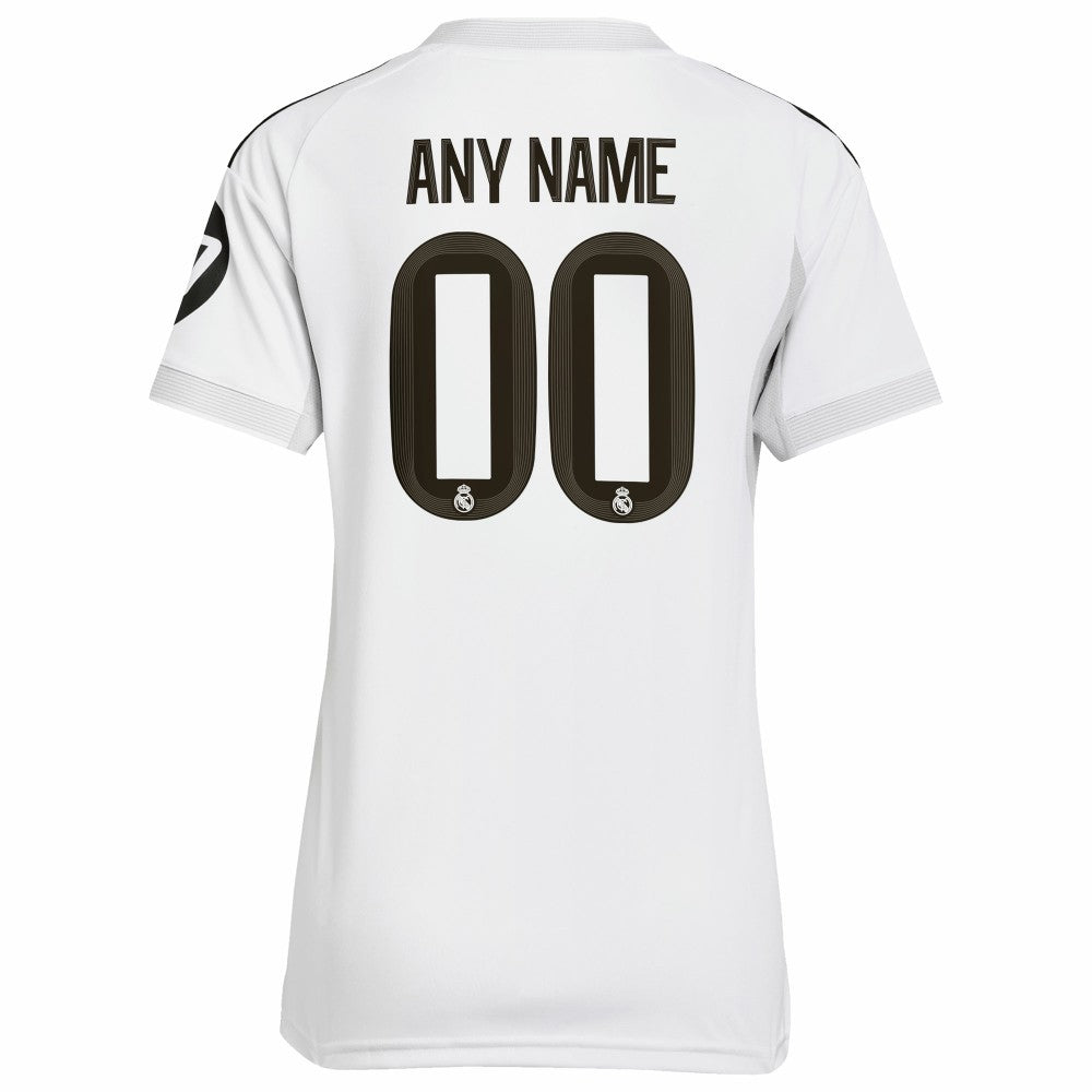 Real Madrid Women's 2025/26 Home Replica Custom Jersey / Soccer Online
