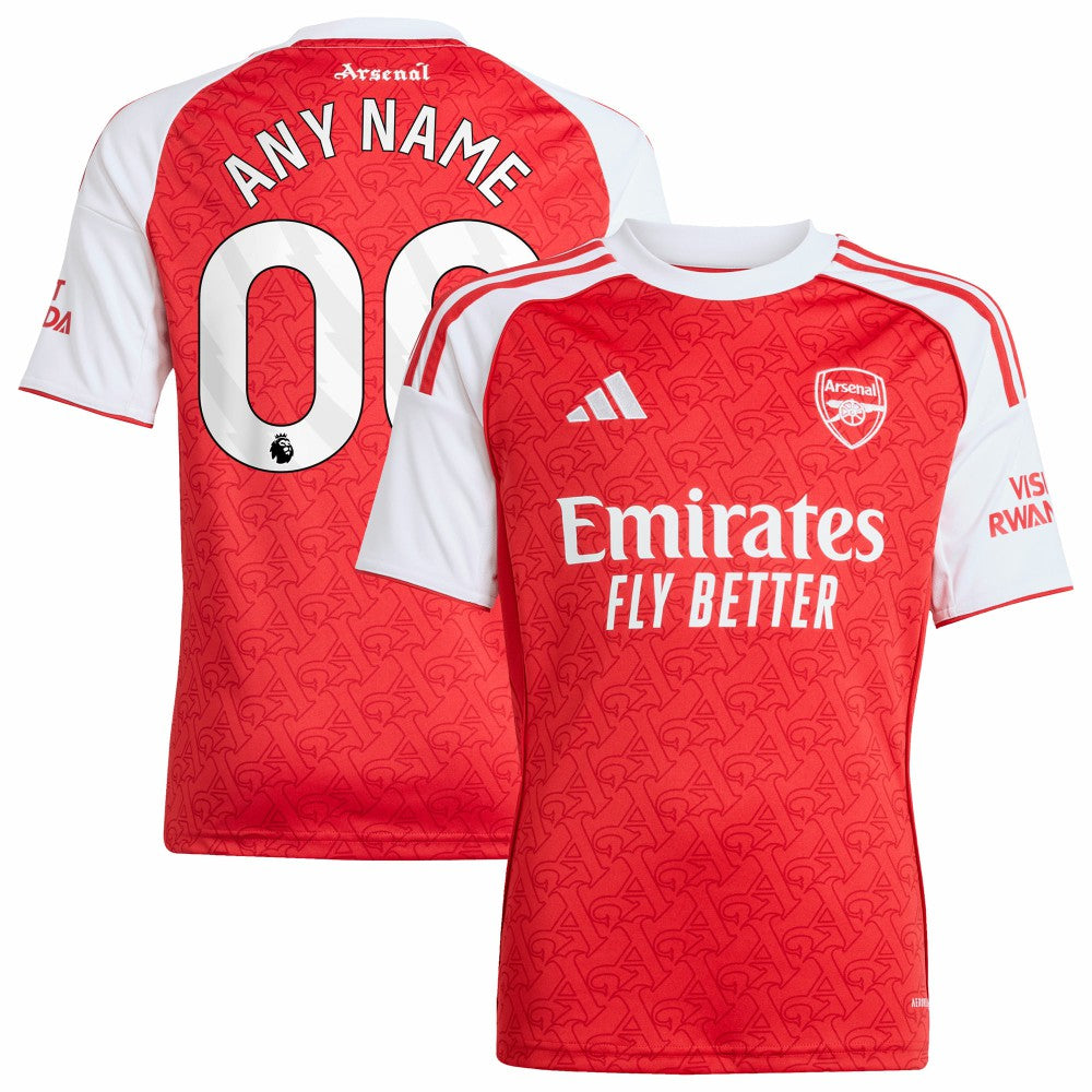 Arsenal Youth 2025/26 Home Replica Custom Jersey / Soccer New