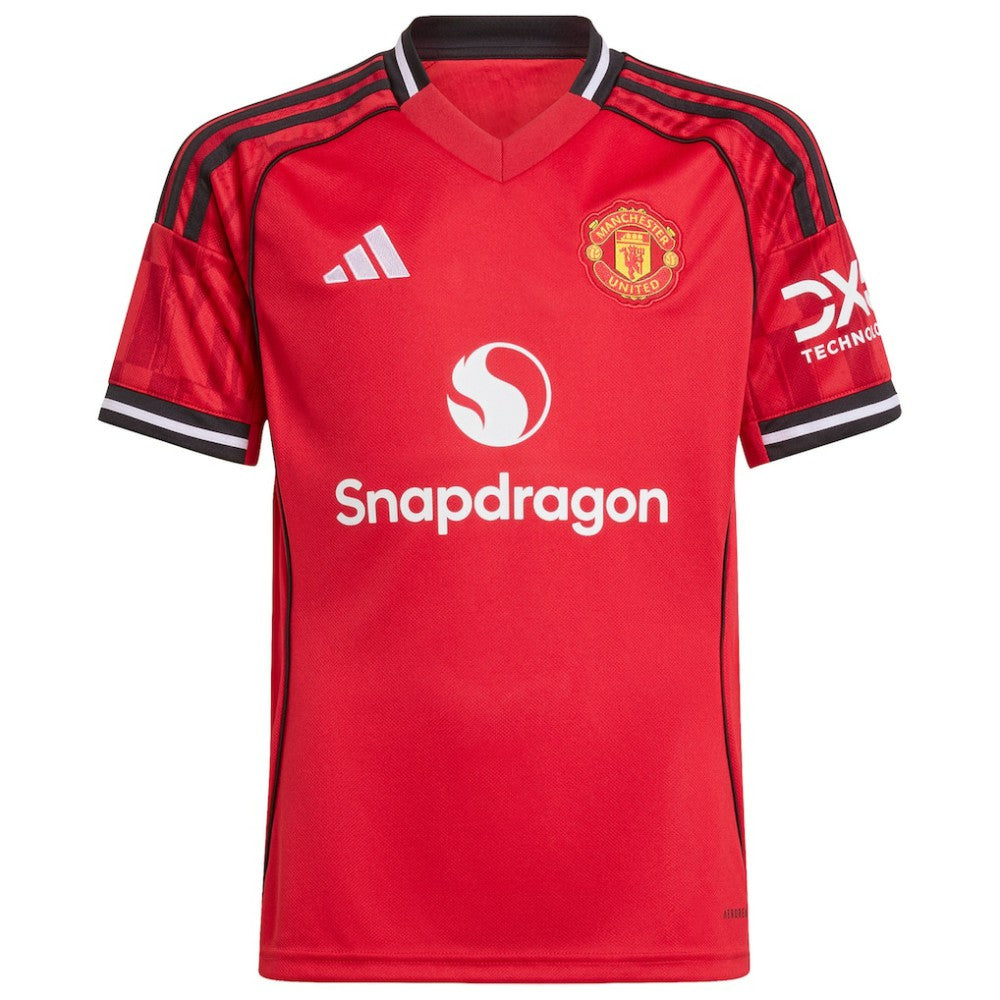 Manchester United Youth Home 2025/26 Custom Replica Jersey / Soccer Online