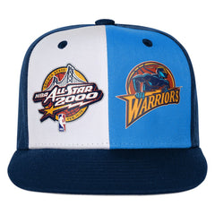 Golden State Warriors Youth 2000 All-Star Game Duo Front Snapback Hat sale - Navy | Mitchell & Ness outlet