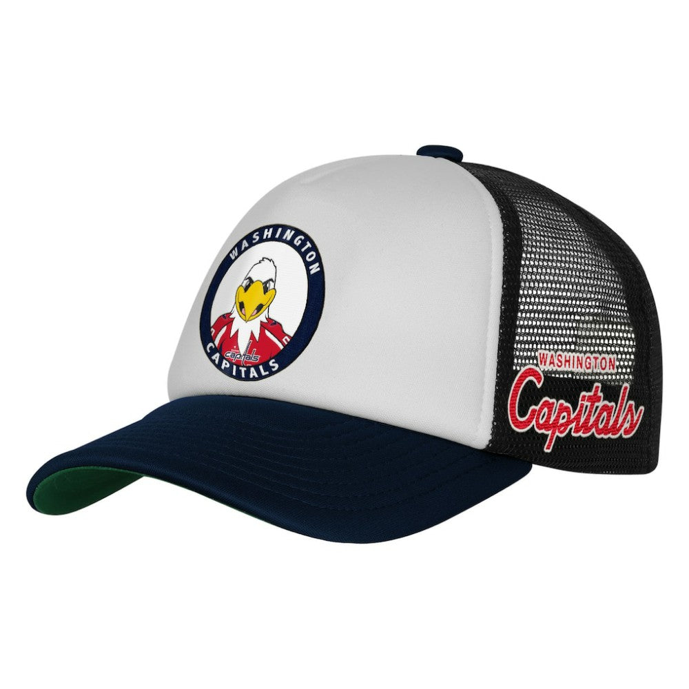 Washington Capitals Mitchell & Ness Youth Mascot Adjustable Trucker Hat