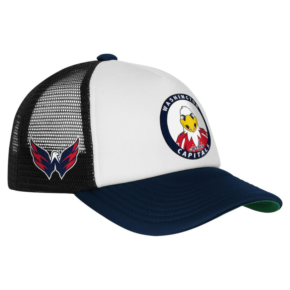 Washington Capitals Mitchell & Ness Youth Mascot Adjustable Trucker Hat