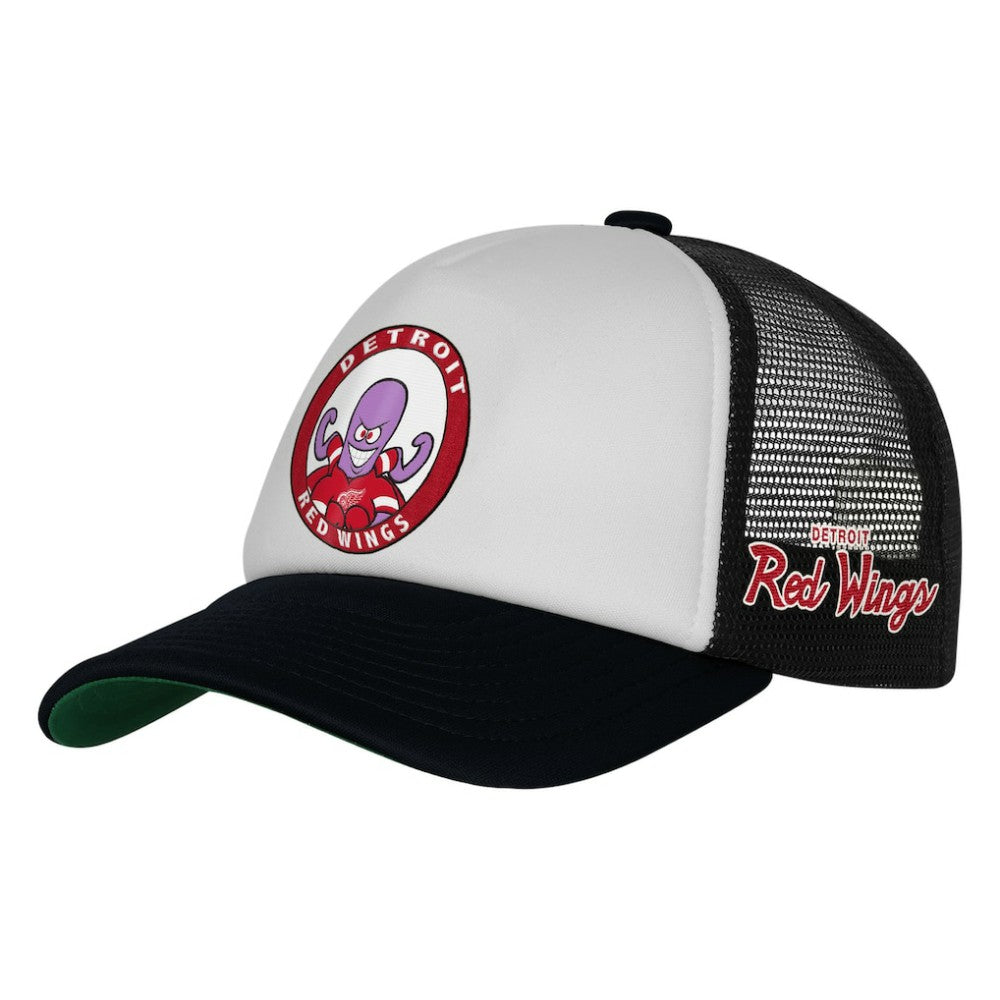 Detroit Red Wings Mitchell & Ness Youth Mascot Adjustable Trucker Hat