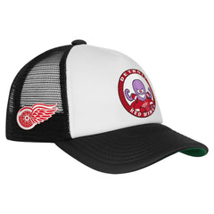 Detroit Red Wings Mitchell & Ness Youth Mascot Adjustable Trucker Hat