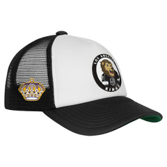 Los Angeles Kings Mitchell & Ness Youth Mascot Adjustable Trucker Hat