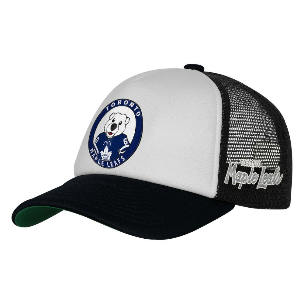 Toronto Maple Leafs Mitchell & Ness Youth Mascot Adjustable Trucker Hat