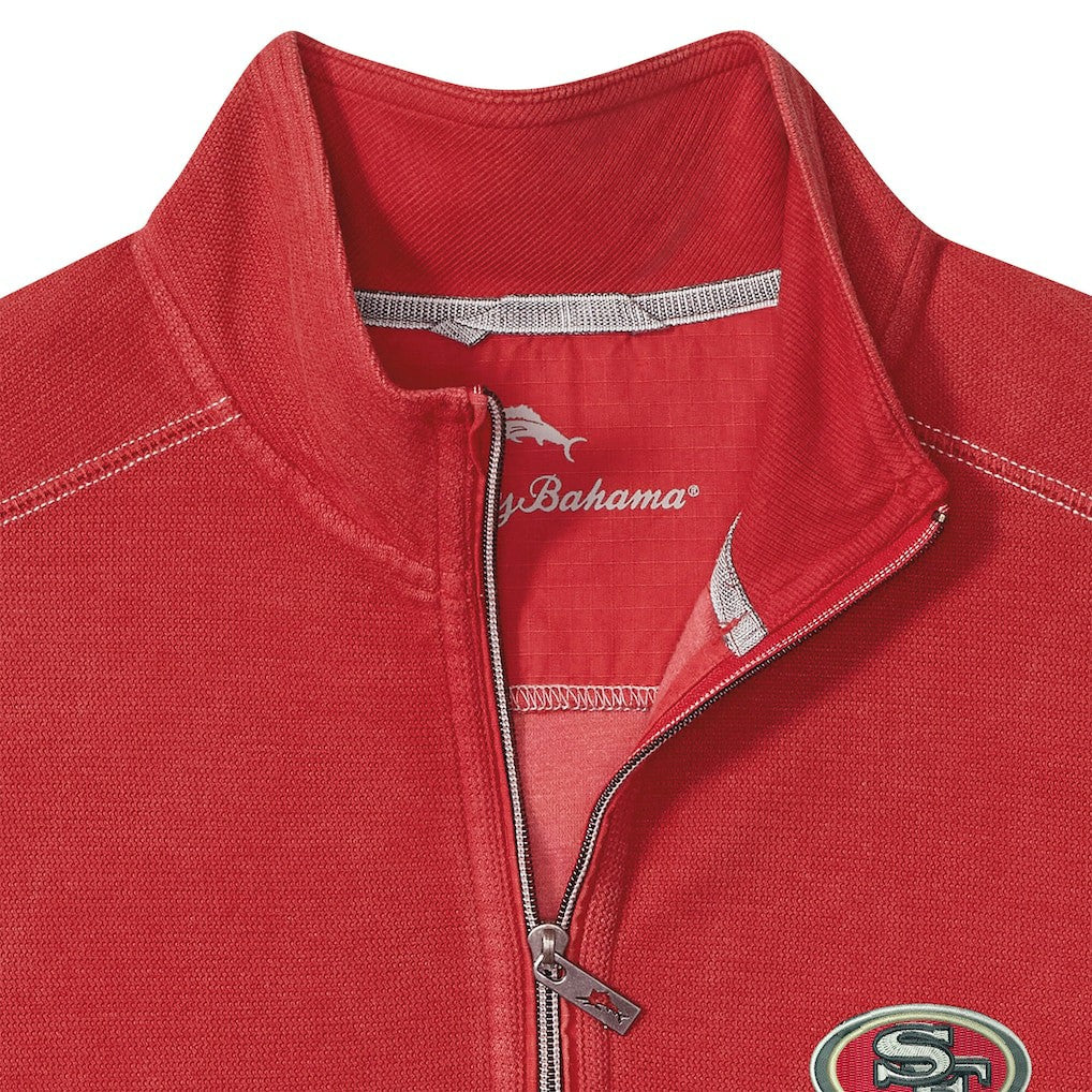 NFL San Francisco 49ers Big & Tall Montego Bay Half-Zip Pullover
