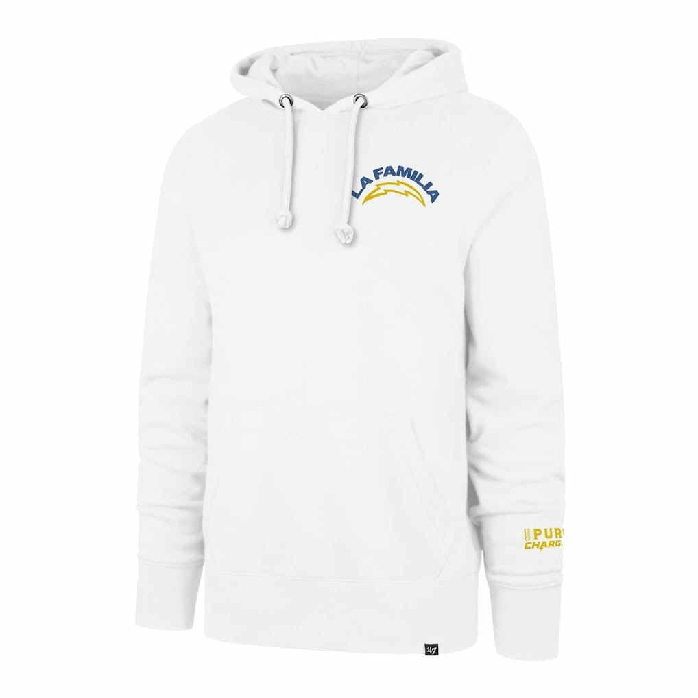 NFL Los Angeles Chargers '47 La Familia Headline Pullover Hoodie