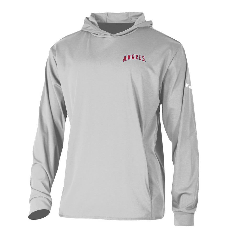 Los Angeles Angels Long Drive Pullover Hoodie - Gray | Columbia