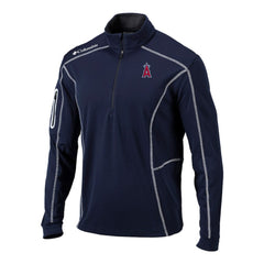 Los Angeles Angels Omni-Wick Shotgun Quarter-Zip Pullover - Navy | Columbia