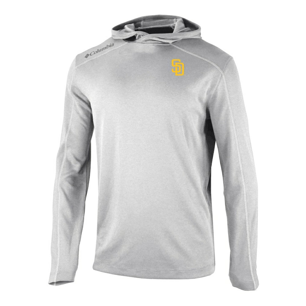 San Diego Padres Omni-Wick Shotgun Pullover Hoodie - Gray | Columbia
