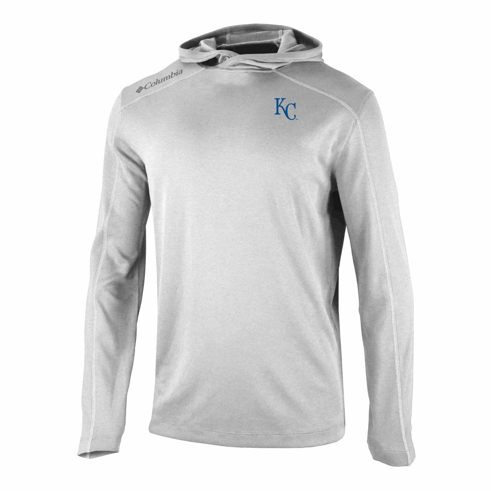 Kansas City Royals Omni-Wick Shotgun Pullover Hoodie - Gray | Columbia