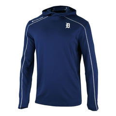 Detroit Tigers Omni-Wick Shotgun Pullover Hoodie - Navy | Columbia