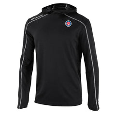 Chicago Cubs Omni-Wick Shotgun Pullover Hoodie - Black | Columbia