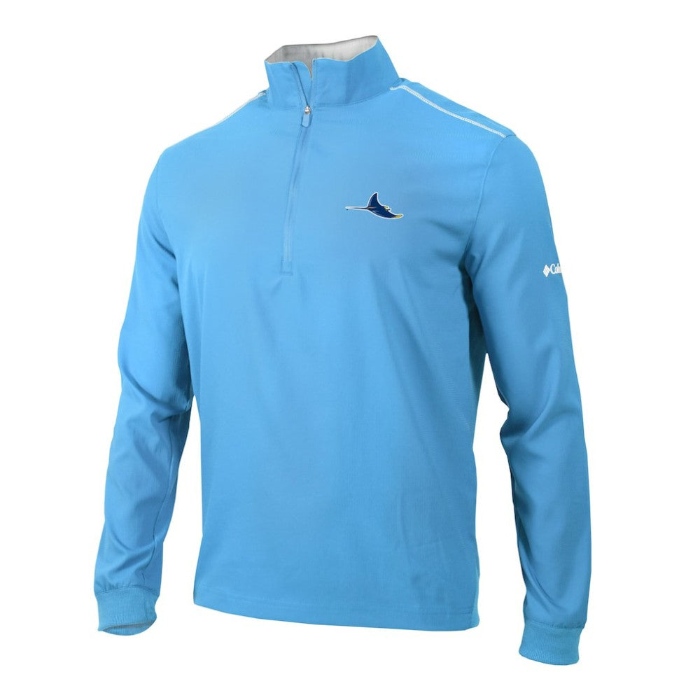 Tampa Bay Rays Omni-Wick Bogey's Paradise Quarter-Zip Pullover - Light Blue | Columbia
