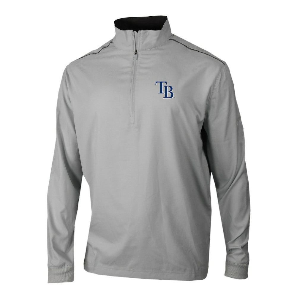 Tampa Bay Rays Omni-Wick Bogey's Paradise Quarter-Zip Pullover - Gray | Columbia