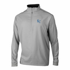 Kansas City Royals Omni-Wick Bogey's Paradise Quarter-Zip Pullover - Gray | Columbia