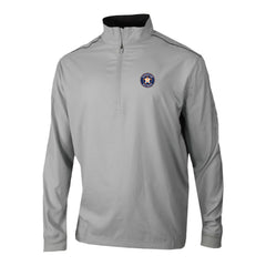 Houston Astros Omni-Wick Bogey's Paradise Quarter-Zip Pullover - Gray | Columbia