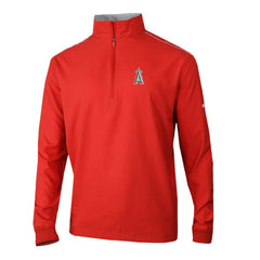 Los Angeles Angels Omni-Wick Bogey's Paradise Quarter-Zip Pullover - Red | Columbia
