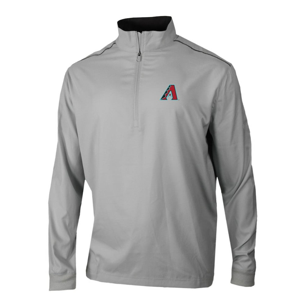 Arizona Diamondbacks Omni-Wick Bogey's Paradise Quarter-Zip Pullover - Gray | Columbia
