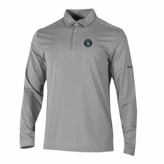 Milwaukee Brewers Omni-Wick Pin High Long Sleeve Polo - Gray | Columbia