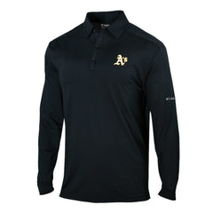 Athletics Omni-Wick Pin High Long Sleeve Polo - Black | Columbia