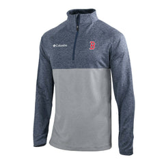 Boston Red Sox Omni-Wick Raglan Rockin' It Quarter-Zip Pullover - Navy | Columbia