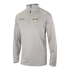 San Francisco Giants Omni-Wick Raglan Rockin' It Quarter-Zip Pullover - Gray | Columbia