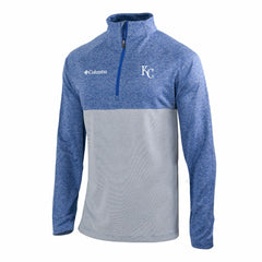 Kansas City Royals Omni-Wick Raglan Rockin' It Quarter-Zip Pullover - Royal | Columbia