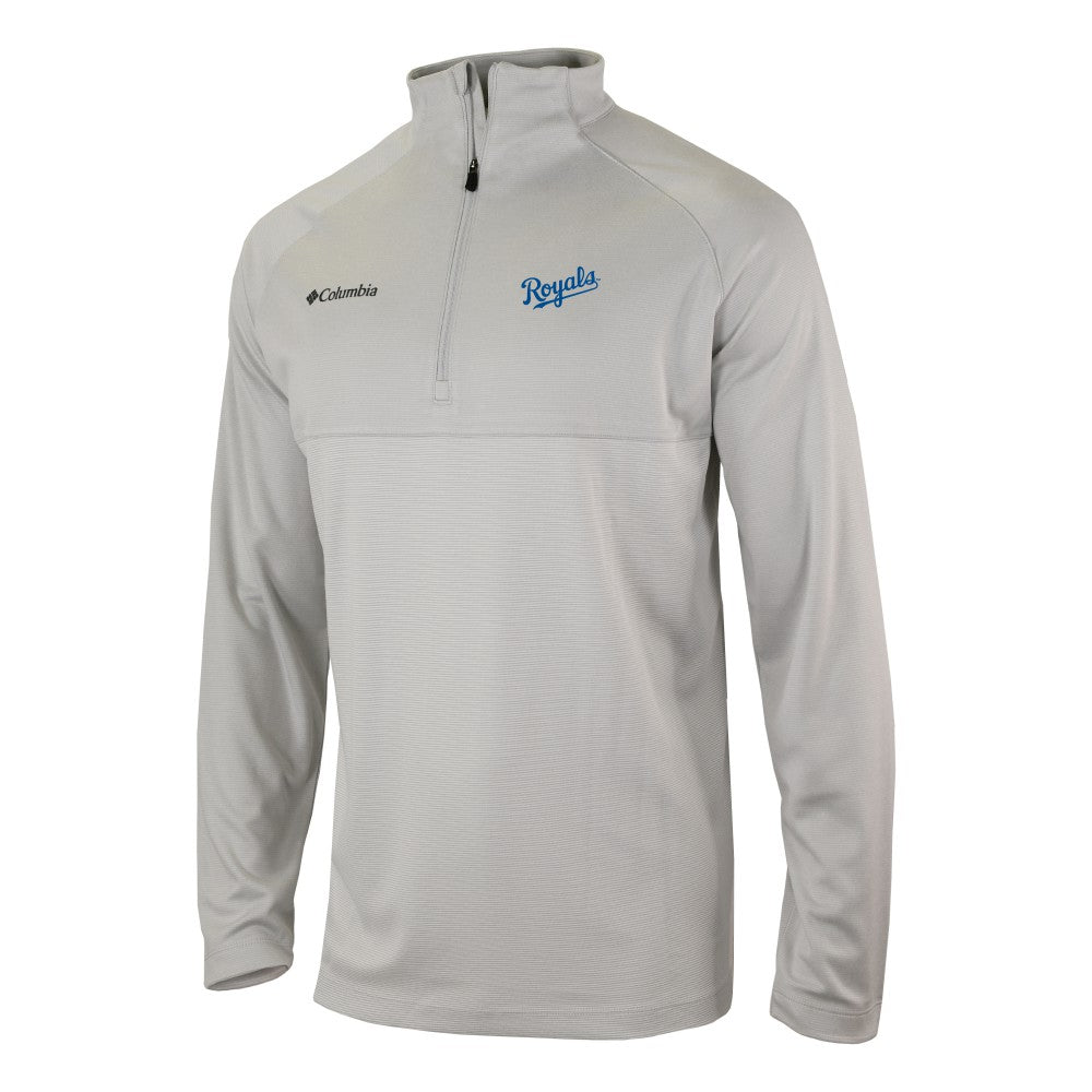 Kansas City Royals Omni-Wick Raglan Rockin' It Quarter-Zip Pullover - Navy | Columbia