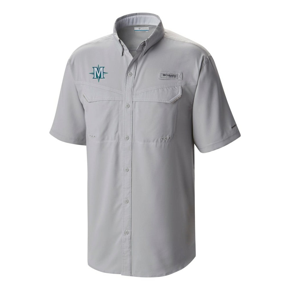 Seattle Mariners Omni-Wick Low Drag Offshore Button-Up Shirt - Gray | Columbia
