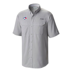 Toronto Blue Jays Omni-Wick Low Drag Offshore Button-Up Shirt - Gray | Columbia