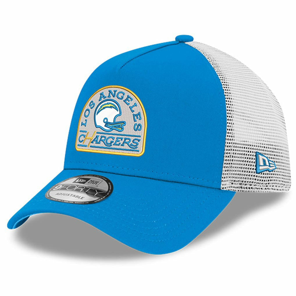 NFL Los Angeles Chargers Charger Power A-Frame 9FORTY Trucker Adjustable Hat
