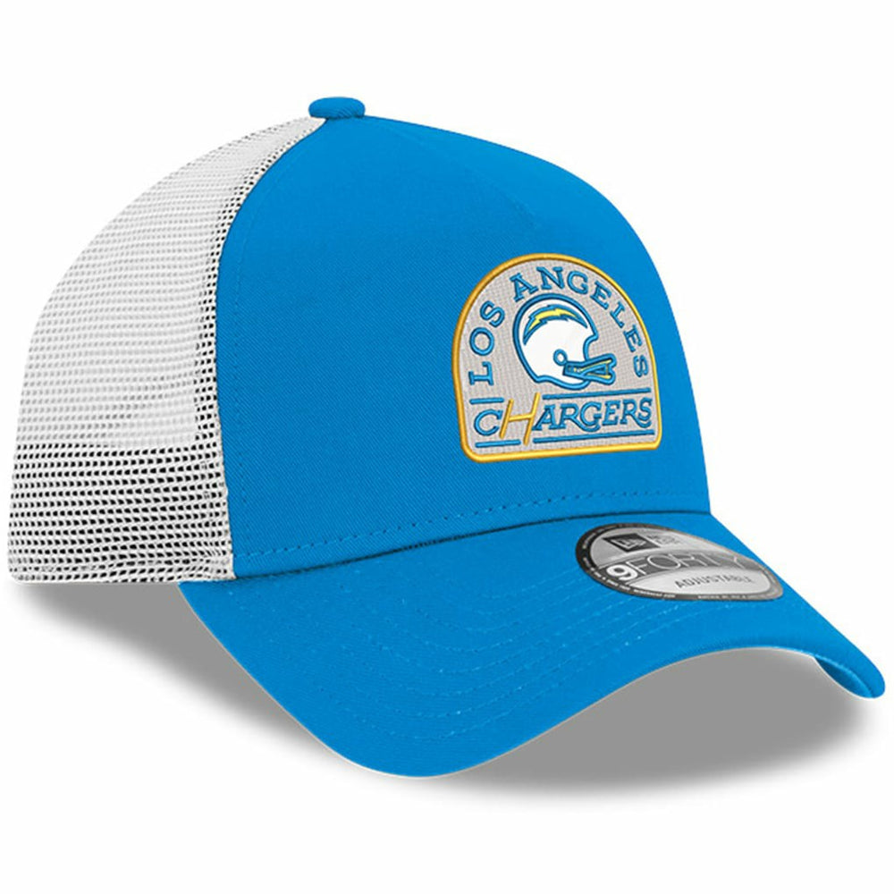 NFL Los Angeles Chargers Charger Power A-Frame 9FORTY Trucker Adjustable Hat