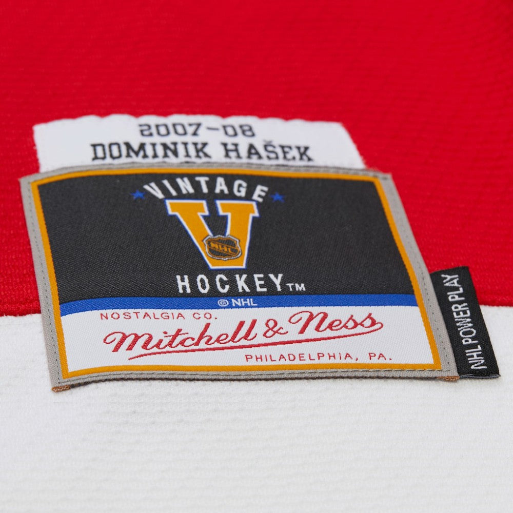 Dominik Hasek Detroit Red Wings Mitchell & Ness 2007-08 Power Play Jersey