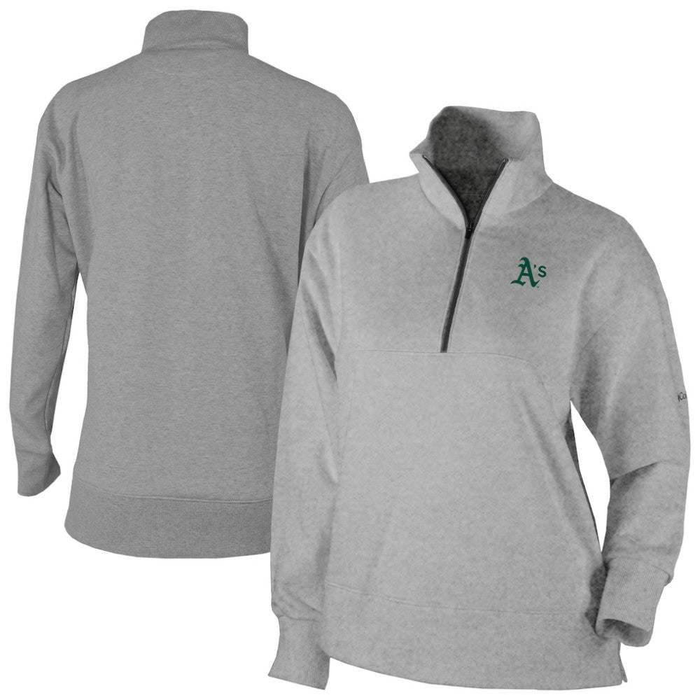 Athletics Women's Birchwood Hills Quarter-Zip Pullover - Gray | Columbia