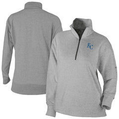 Kansas City Royals Women's Birchwood Hills Quarter-Zip Pullover - Gray | Columbia