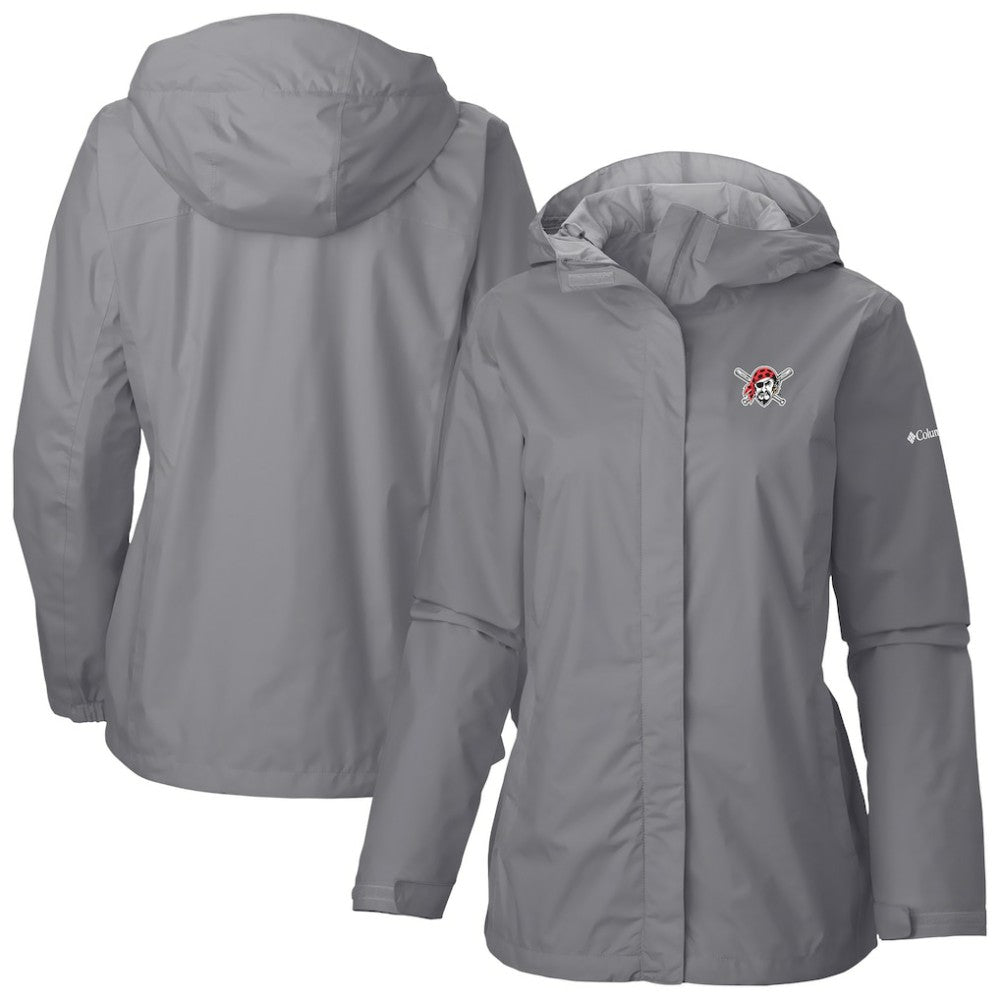 Pittsburgh Pirates Women's Arcadia II Full Zip-Jacket - Gray | Columbia