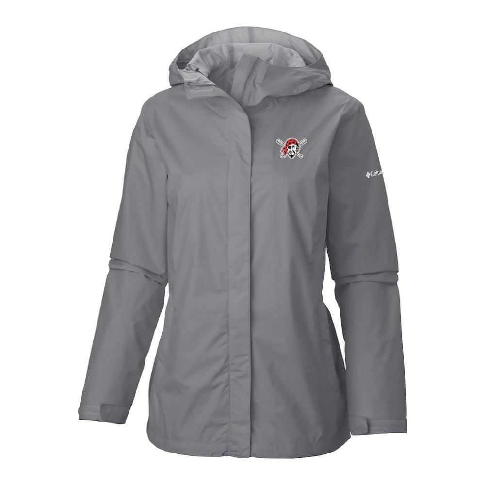 Pittsburgh Pirates Women's Arcadia II Full Zip-Jacket - Gray | Columbia