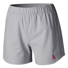 Los Angeles Angels Women's Tamiami Pull-On Shorts - Gray | Columbia