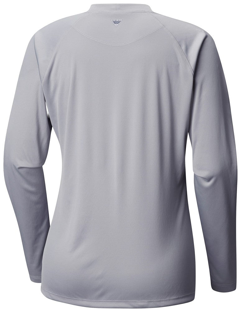 Cincinnati Reds Tidal Tee II Long Sleeve T-Shirt - Gray | Columbia