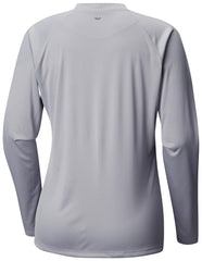 Cincinnati Reds Tidal Tee II Long Sleeve T-Shirt - Gray | Columbia