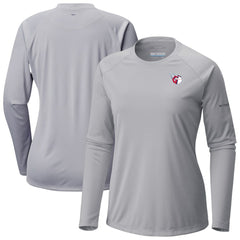 Cleveland Guardians Tidal Tee II Long Sleeve T-Shirt - Gray | Columbia