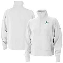 Athletics Women's Wickhams Hills Raglan Omni-Wick Quarter-Zip Pullover - White | Columbia