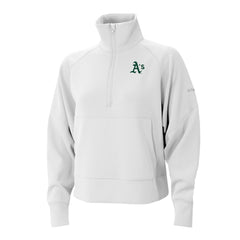 Athletics Women's Wickhams Hills Raglan Omni-Wick Quarter-Zip Pullover - White | Columbia